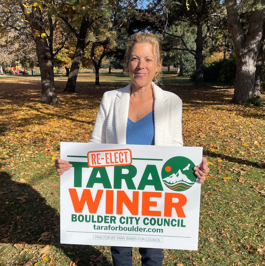 Tara Winer yard sign